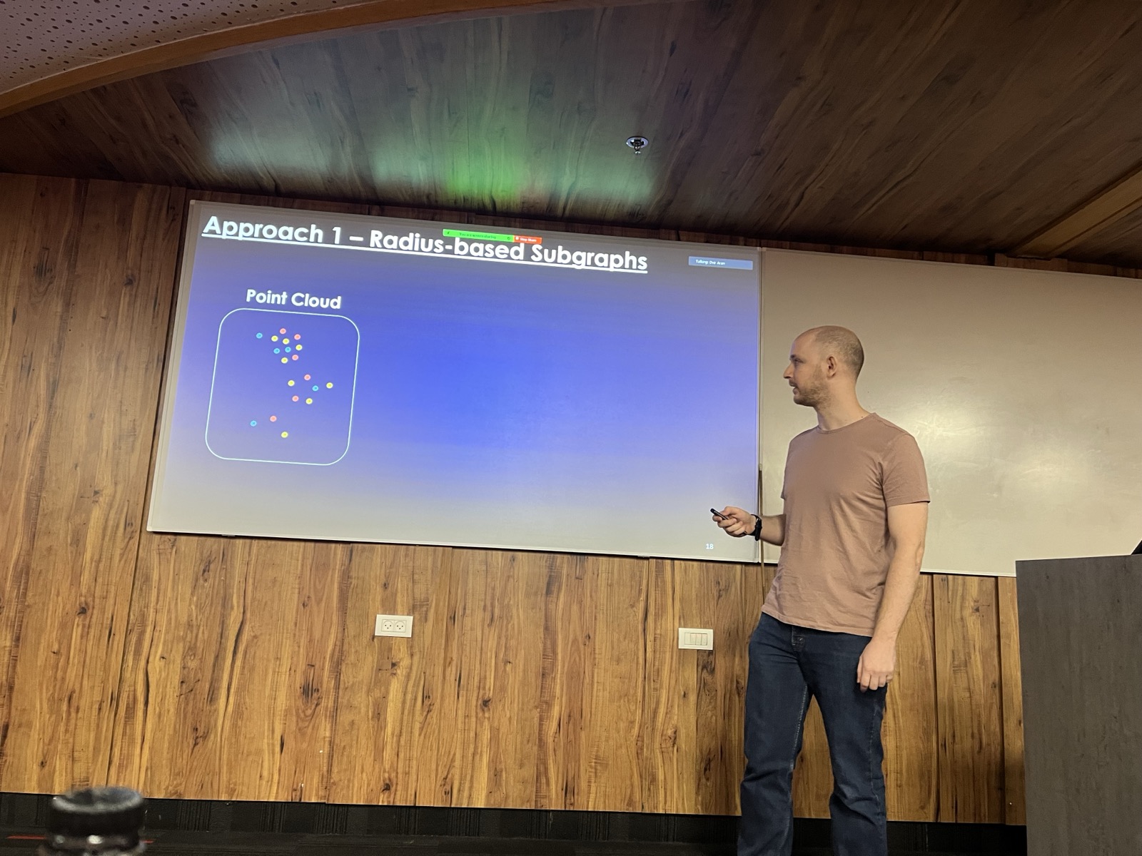 Oren Ploznik at his MSc seminar